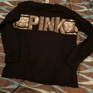 Pink long sleeve tee